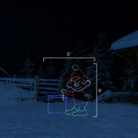 Snow Flurry Elf (6' H x 5' W)