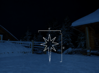 Christmas Star Large (6' H x 4' W)