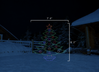 Decorated Tree - Large (8'2" H x 7'4" W)