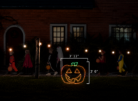 Pumpkin Smiles (3'6" H x 3'11" W)