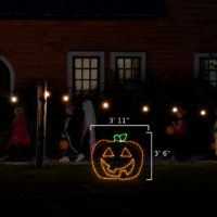 Pumpkin Smiles (3'6" H x 3'11" W)