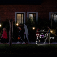 Happy Ghost Facing Right (3'10" H x 4'10" W)