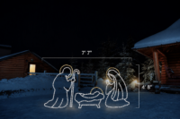 Holy Family Nativity (4'8" H x 7'7" W)