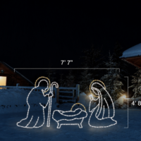 Holy Family Nativity (4'8" H x 7'7" W)