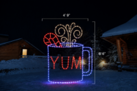 Hot Cuppa YUM (6'6" H x 4'9" W)
