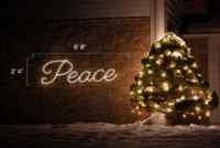 Peace Sign (2'4" H x 6'8" W)