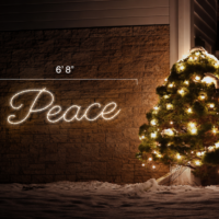 Peace Sign (2'4" H x 6'8" W)