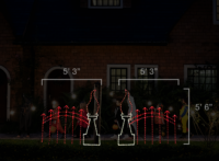 Ghost Mansion Fence (5'6" H x 5'3" W)