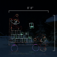 Gift Baling Elves - (7'7" H x 8'8" W)