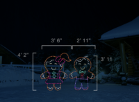 Gingerbread Kids (4'2" H x 3'6" W)
