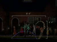 Graveyard-Halloween Beyond the Grave (4’4" H x 8'4" W)