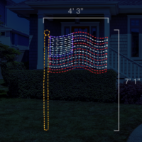 Old Glory Flag (7'1" H x 4'3" W)