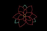 Poinsettia__58233 Poinsettia flower Christmas light display