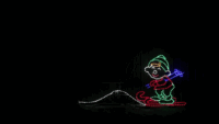 Ski_jumping_elf__65667 Ski Jumping Elf animated Christmas light display
