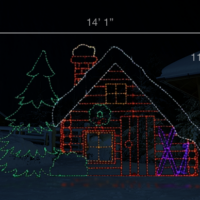Warming House Cabin (11' H x 14'1" W)