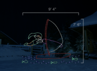 Windsurfing Elf (7'6" H x 9'4" W)