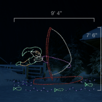 Windsurfing Elf (7'6" H x 9'4" W)