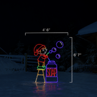 Bubble Elf animated Christmas light display