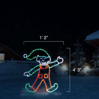 Cartwheeling Elf (4'3" H x 14' W)