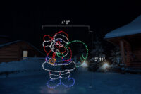 Cheerful Santa (5'11" H x 4'9" W)