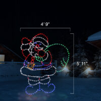Cheerful Santa (5'11" H x 4'9" W)