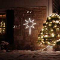 Christmas Star (2'11" H x 2'2" W)