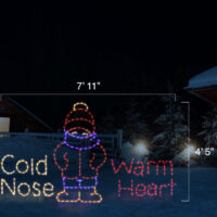 Cold Nose Warm Heart (1'10" H x 2'6" W)