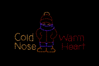 coldnosewarmheart2 Cold Nose Warm Heart Christmas light display