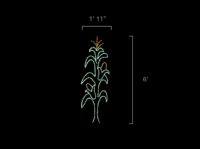 Corn Stalk (6' H x 1'11" W)