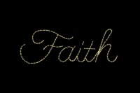 faithsign Photo of Faith light display