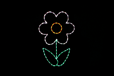 Flower White spring light display