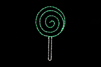 grenolli Lollipop Christmas light display