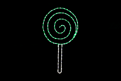 grenolli Lollipop Christmas light display