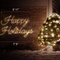 happy-holidays Happy Holidays Sign (2' H x 7'5" W)