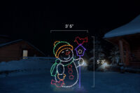 Home Tweet Home Snowman (5'3" H x 3'5" W)