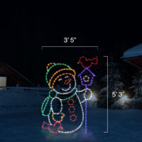 Home Tweet Home Snowman (5'3" H x 3'5" W)