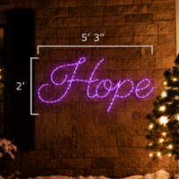 Hope (2' H x 5'3" W)