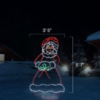 Mrs. Claus (5'7" H x 3'5" W)
