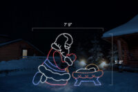 praying-santa Praying Santa (5'8" H x 7'9" W)