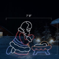 praying-santa Praying Santa (5'8" H x 7'9" W)