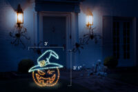 Pumpkin Witch (3'1" H x 3' W)