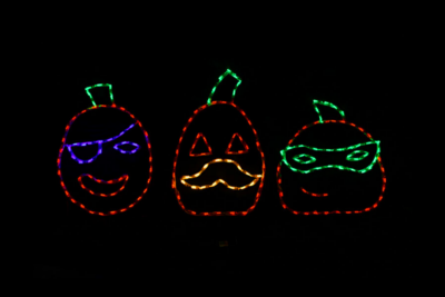 pumpkinbandits 3 Pumpkin Bandits halloween light display