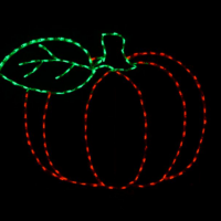 Pumpkin Single Leaf Halloween light display