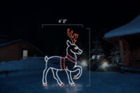 Reindeer Standing (6'3" H x 4'2" W)
