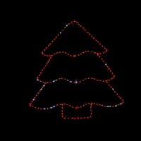 Rgb Tree Christmas light display