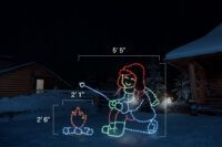Roasting Marshmallow Boy (5' H x 5'5" W)