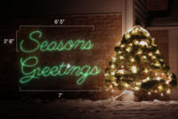Seasons Greetings Sign (2'6" H x 7' W)