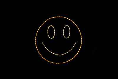 smiley Photo of Smiley Face light display