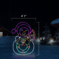 Snow Lady (5'6" H x 4'1" W)