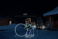 Snowball Girl (4'9" H x 5'3" W)